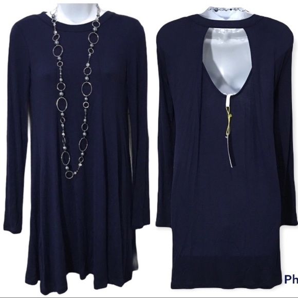 BCBGENERATION blue jersey dress NWT size XXS